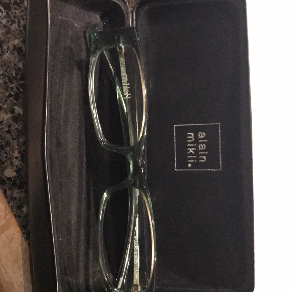 Alain Mikli Eyeglass Green Frames in Hard Case